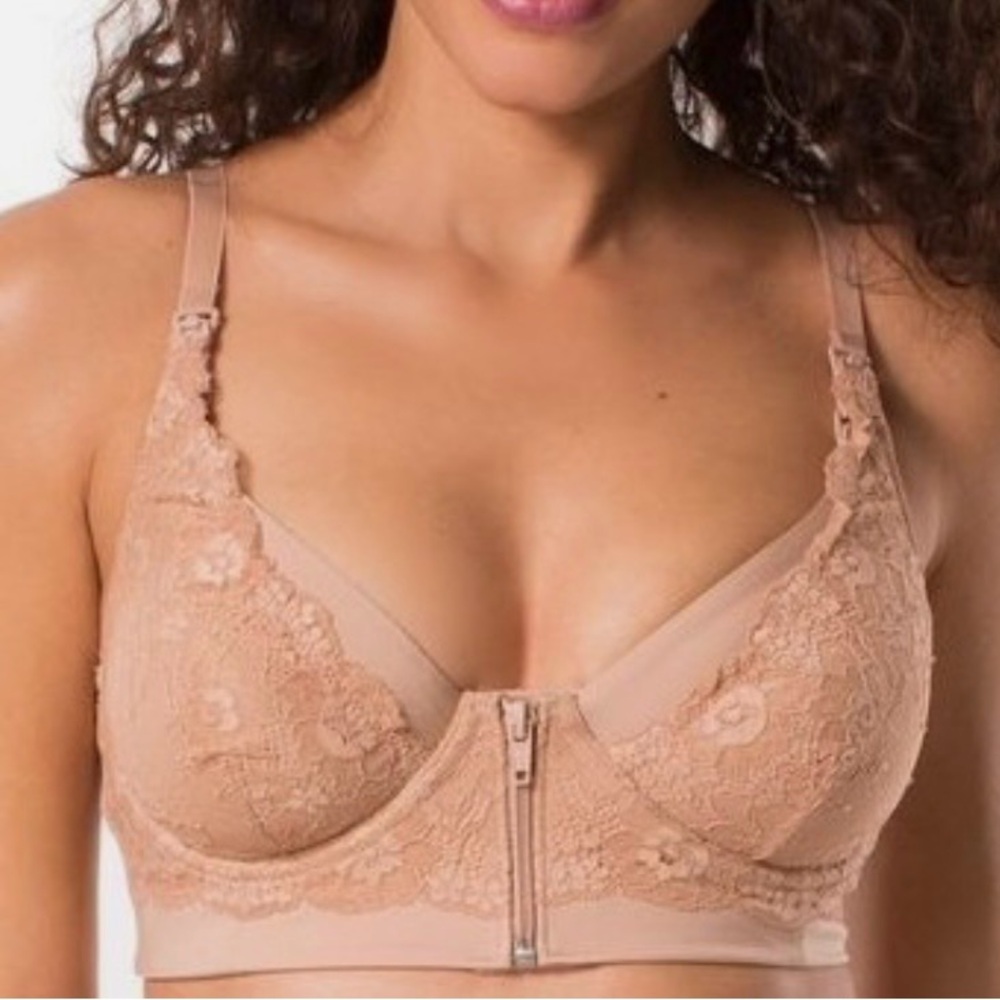 Pumping & Nursing Front Zip Bra